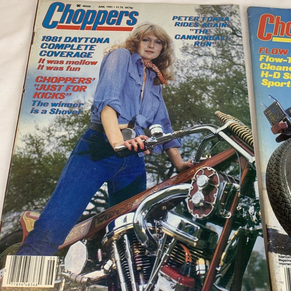 Lot‎ Of 4 Choppers Magazines 1981 June, July, October, November
